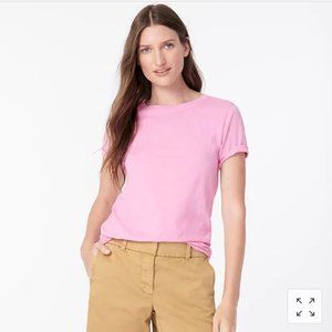 J. Crew Pink Short-Sleeve Crewneck Tee
